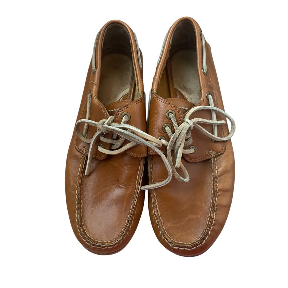 Frye Classic Leather Boat‎ Shoes Casual Deck Loafers Mens 11